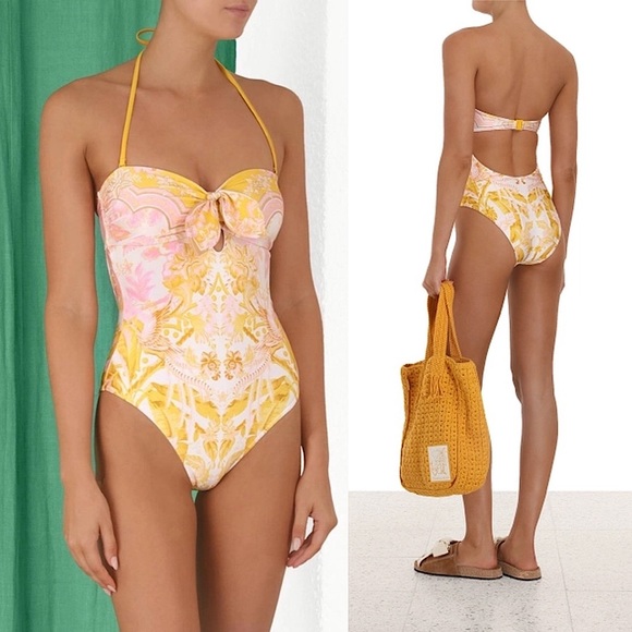 Zimmermann Palm Print One-Piece Swimsuit - Picture 11 of 16